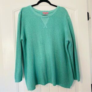 Woman Within Soft Green Crew Neck Sweater